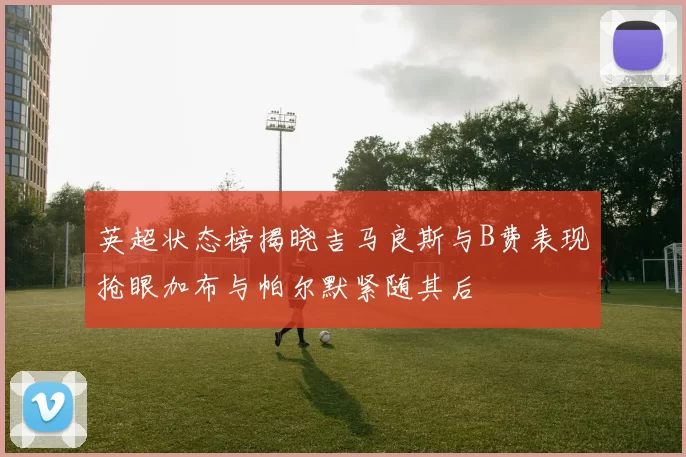 英超状态榜揭晓吉马良斯与B费表现抢眼加布与帕尔默紧随其后